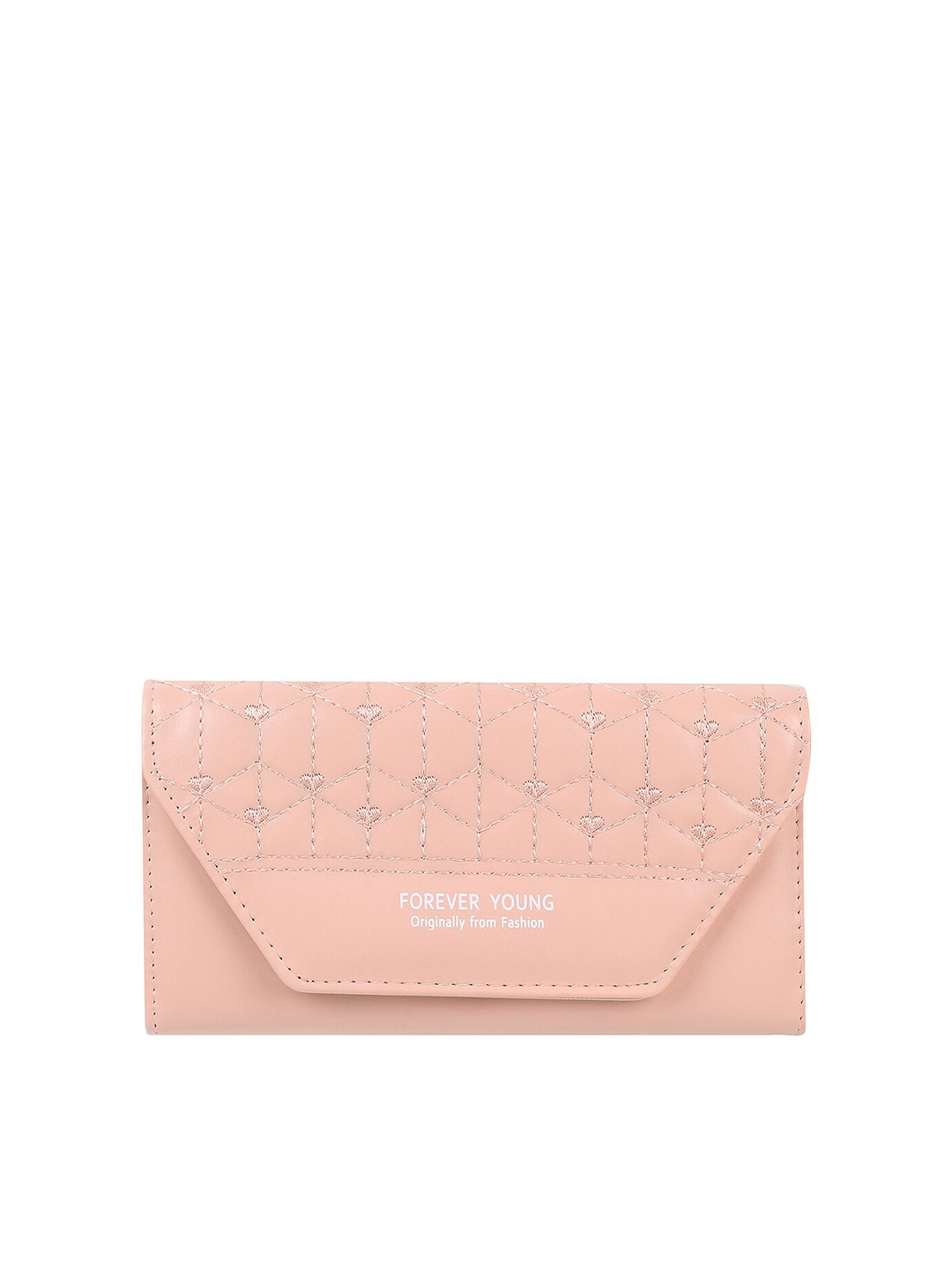 

WALKWAY by Metro Quilted Three Fold Wallet, Pink