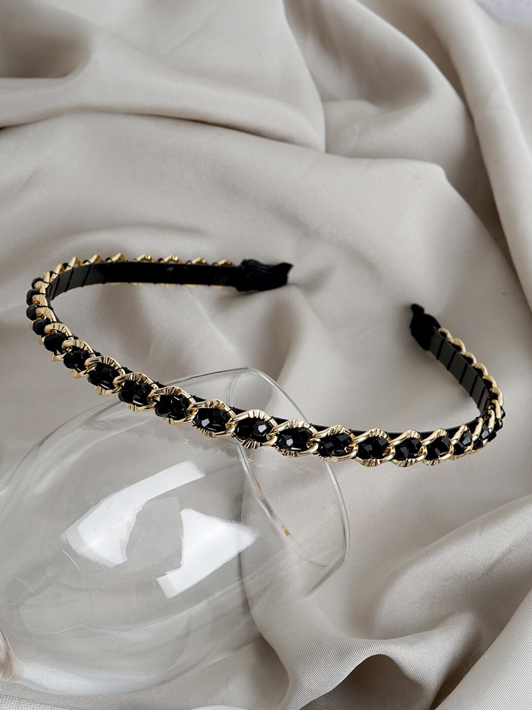

JOKER & WITCH Women Gold-Plated Beaded Hairband