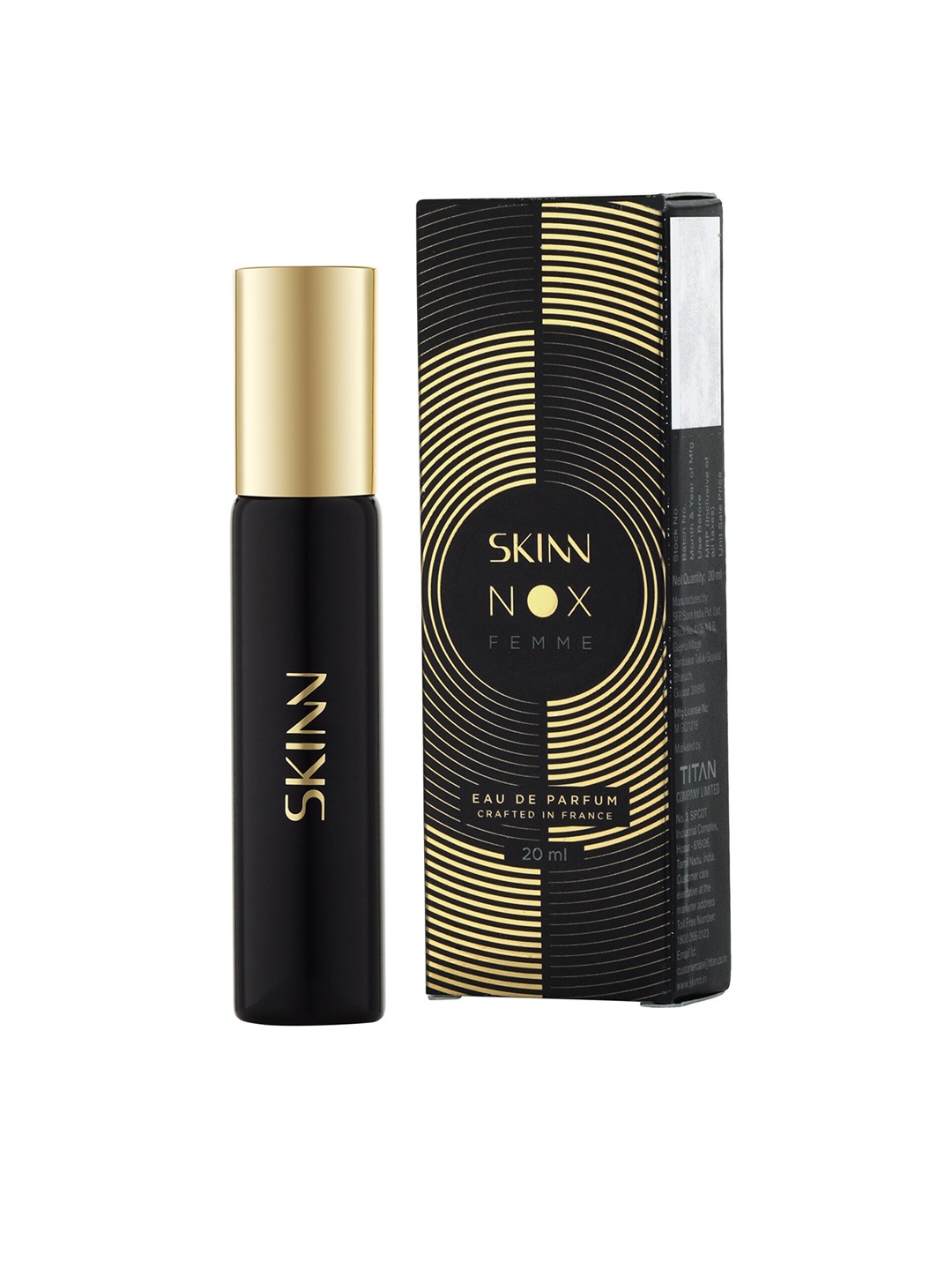 

SKINN Women Nox Femme Eau De Parfum - 20 ml, Black