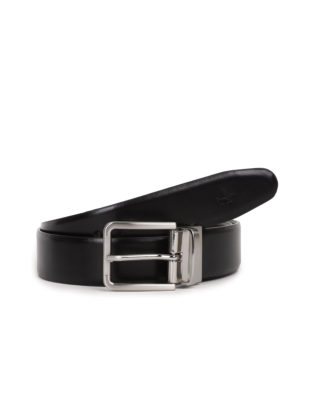 

Arrow Men Leather Reversible Formal Belt, Black
