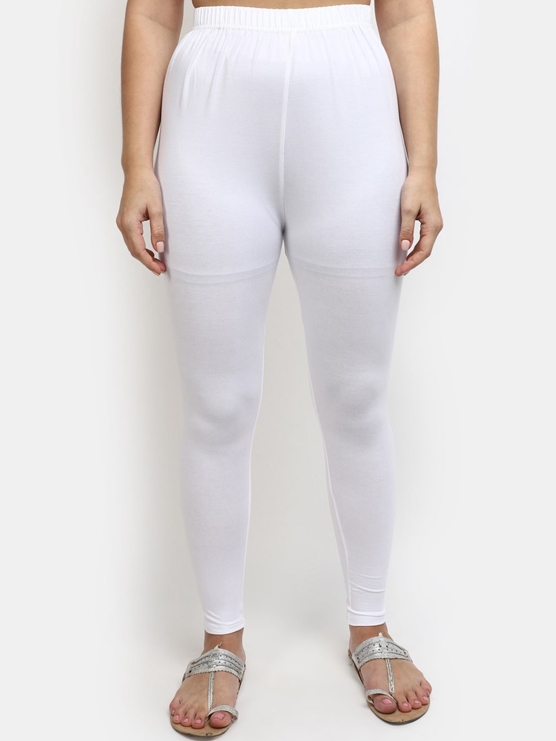 

V-Mart Women Ankle-Length Leggings, White