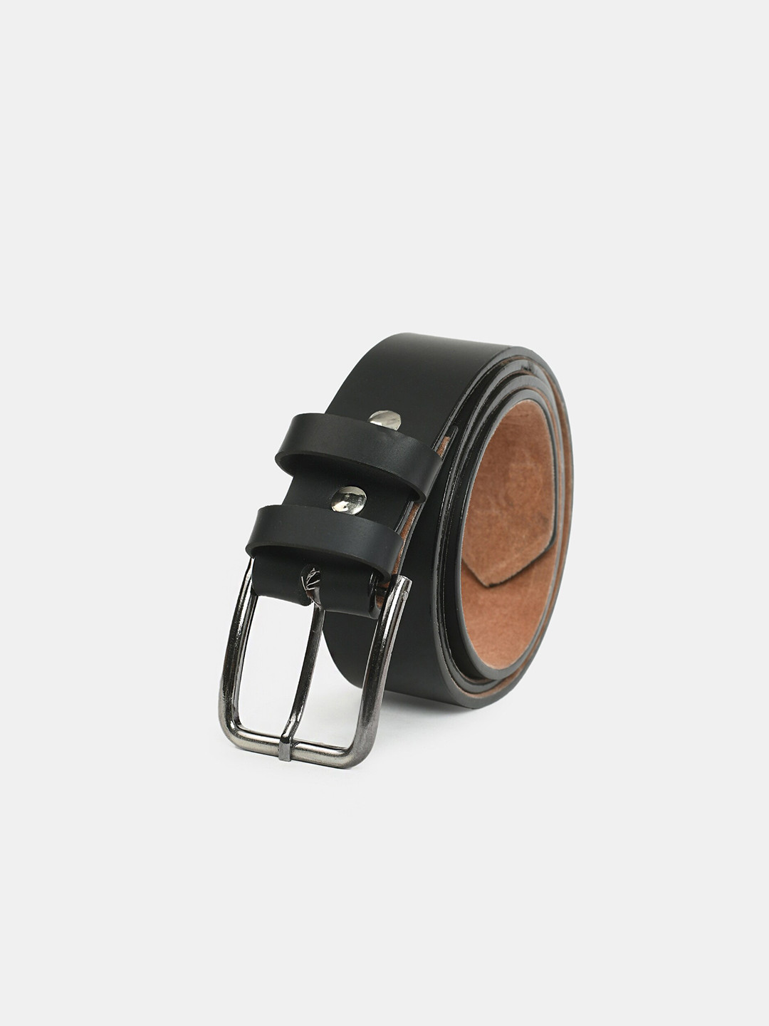 

WINSOME DEAL Men Tang Closure Formal Belt, Black