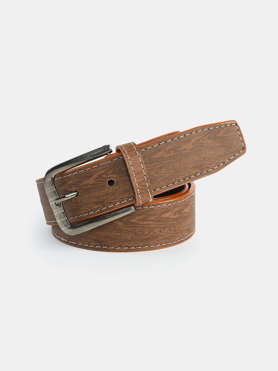 

WINSOME DEAL Men Printed Belt, Brown