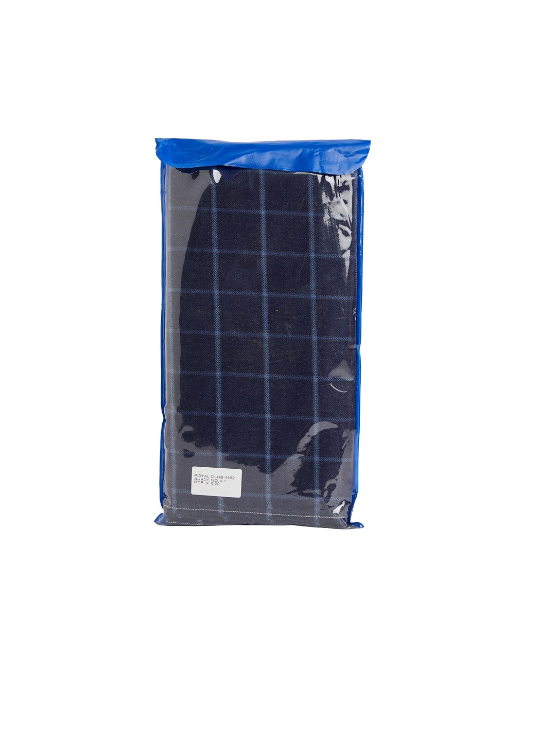 

SANGAM Men Checked Blazer Fabric, Blue