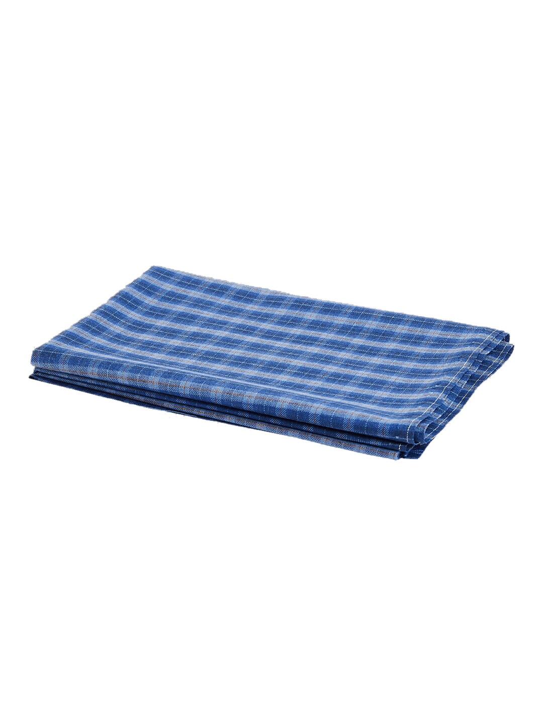 

SANGAM Men Checked Blazer Fabric, Blue