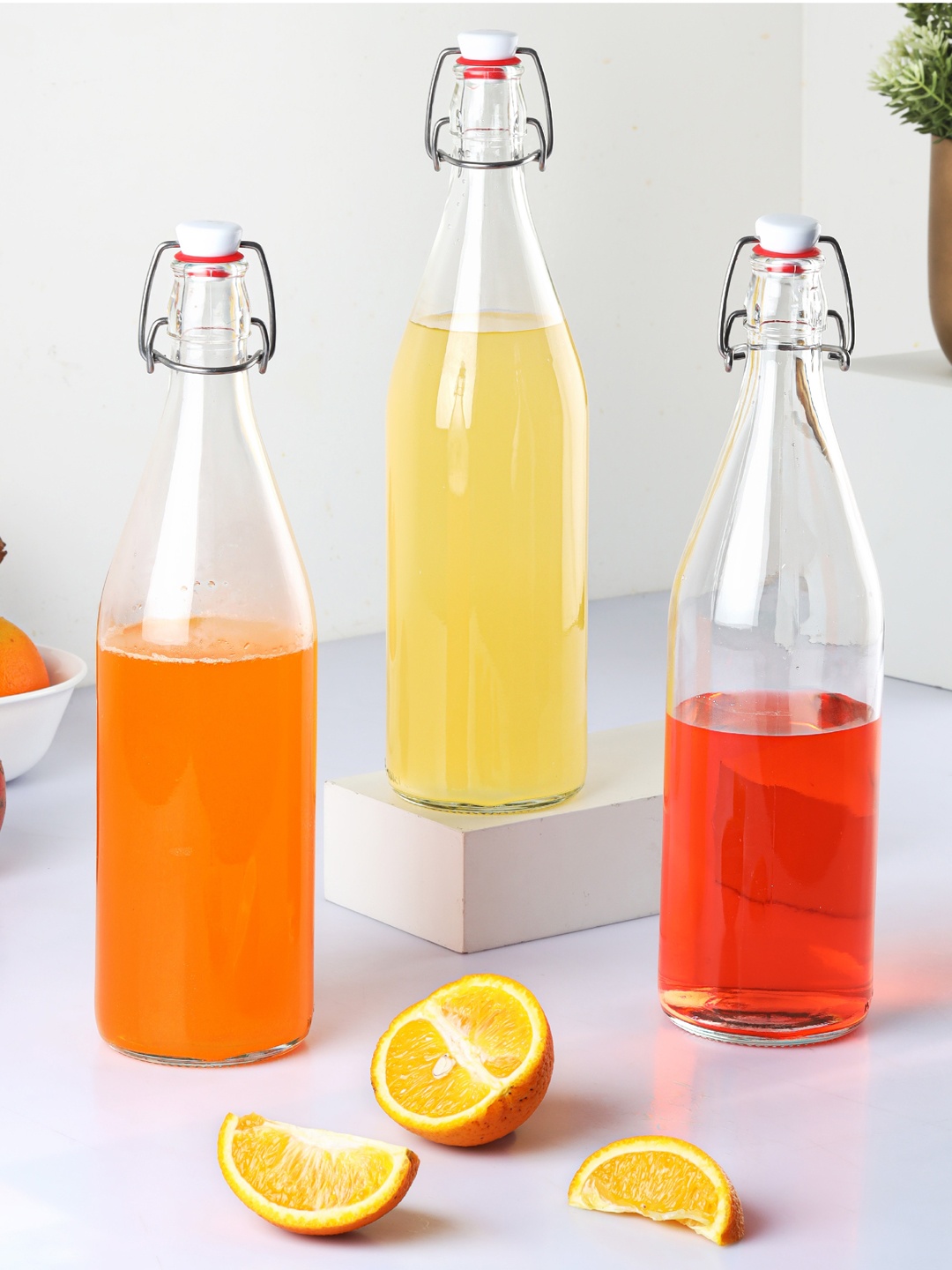 

Cello Aquria Transparent 3 Pieces Water Bottles - 1 L Each