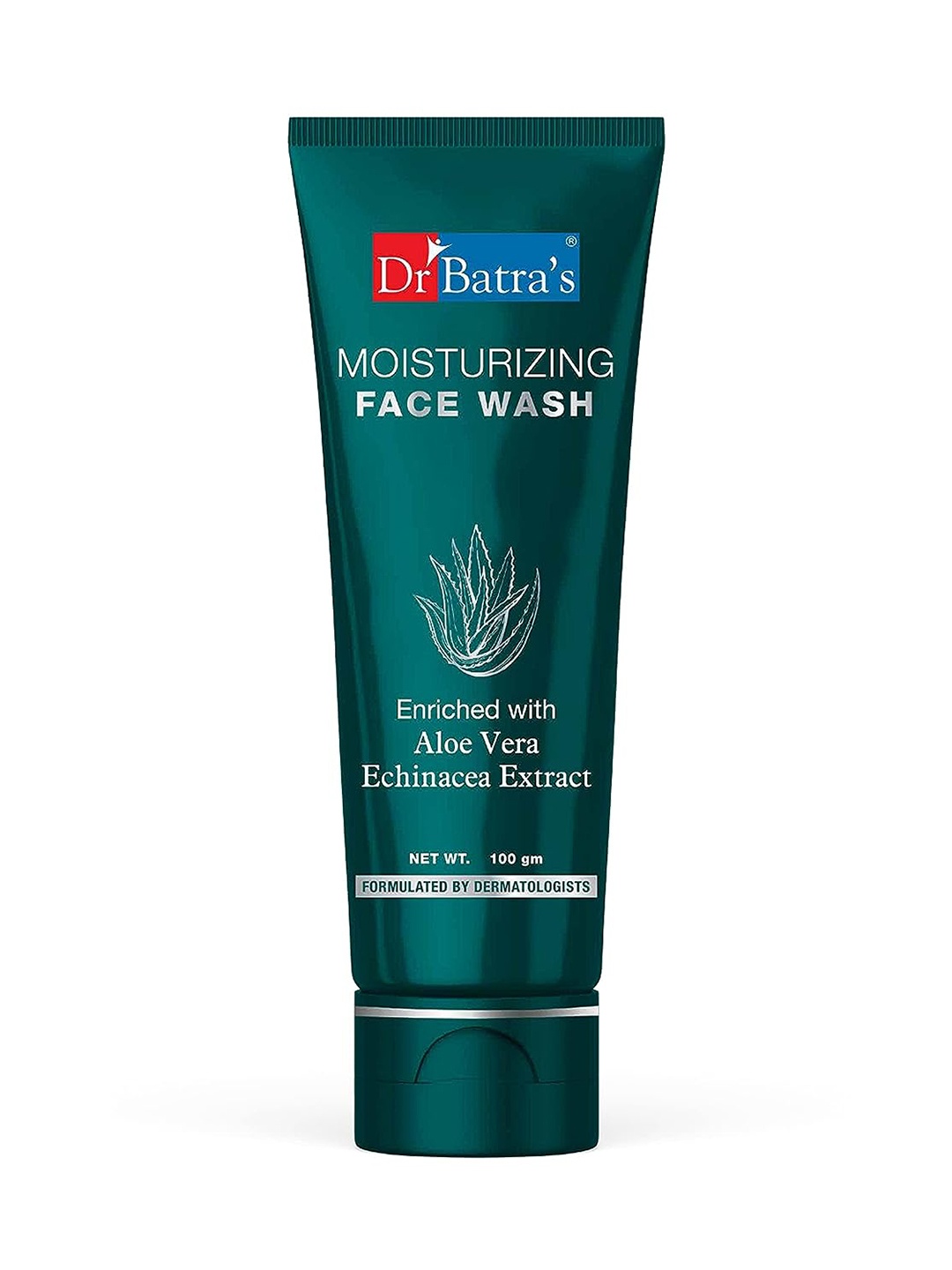 

Dr. Batras Moisturizing Face Wash Enriched With Aloe Vera For Soft & Hydrated Skin - 100g, Green