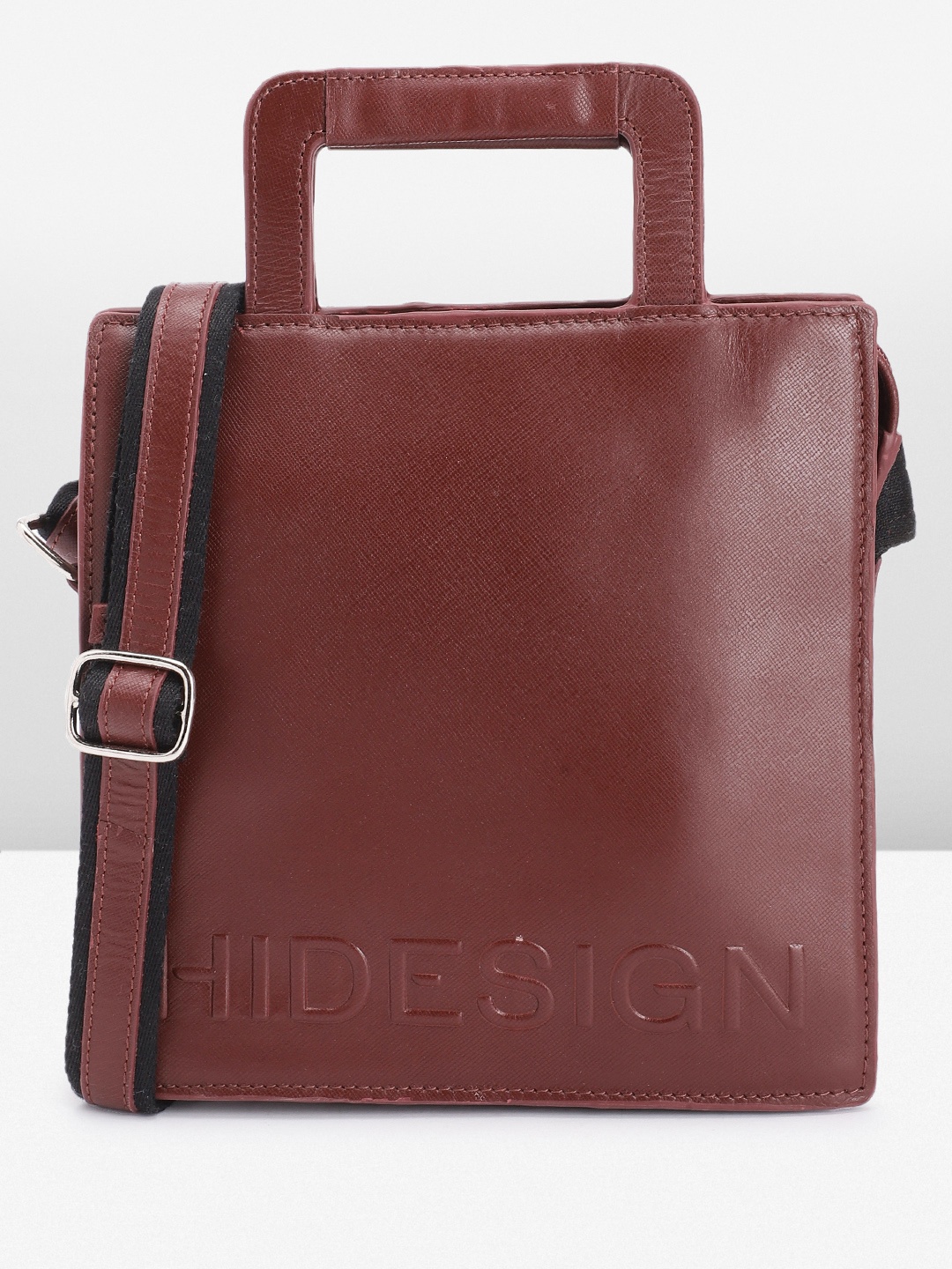 

Hidesign ZETA 01 Leather Handheld Bag, Maroon