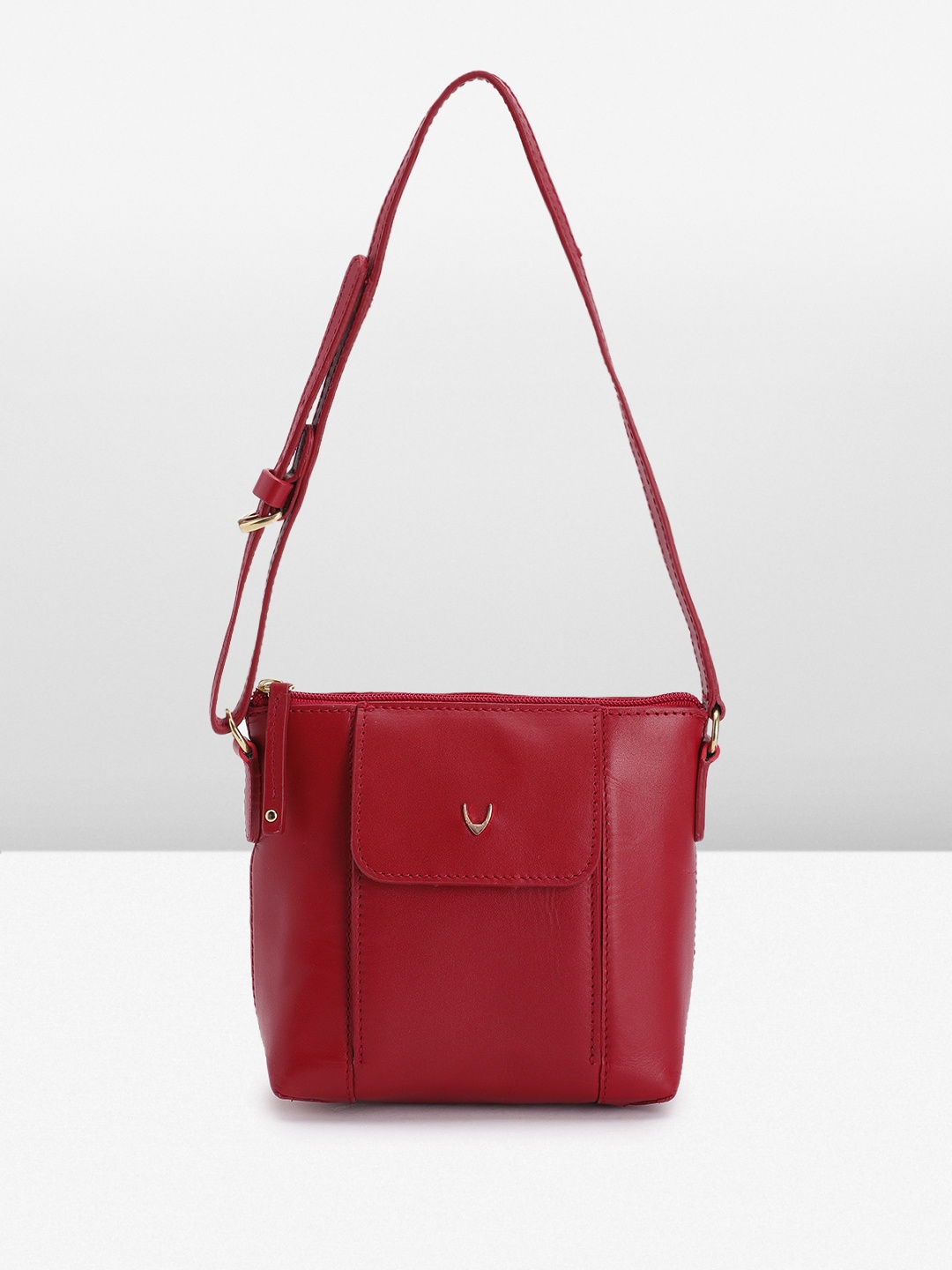 

Hidesign Leather Shoulder Bag, Red