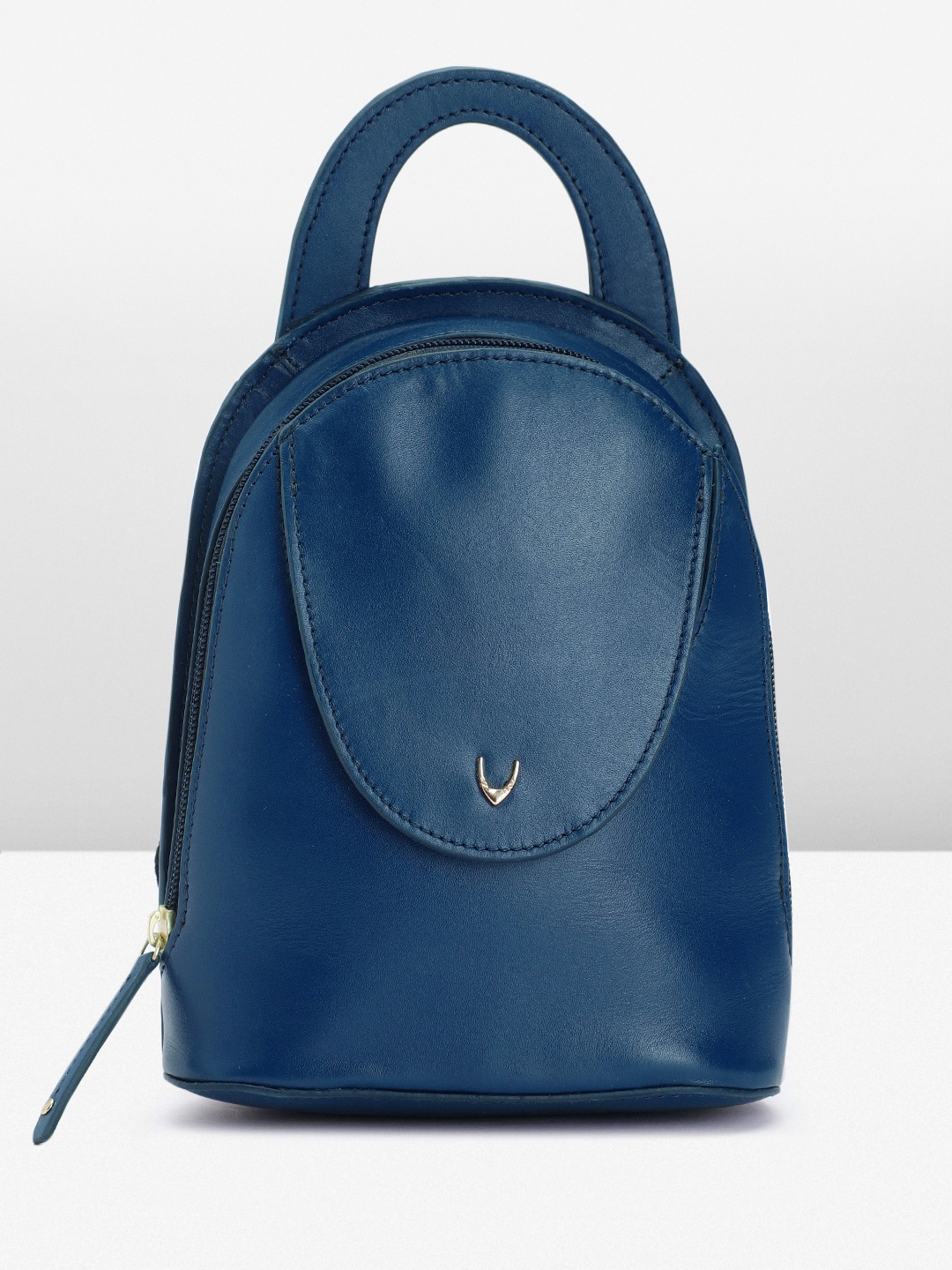 

Hidesign Leather Handheld Bag Cum Backpack, Blue