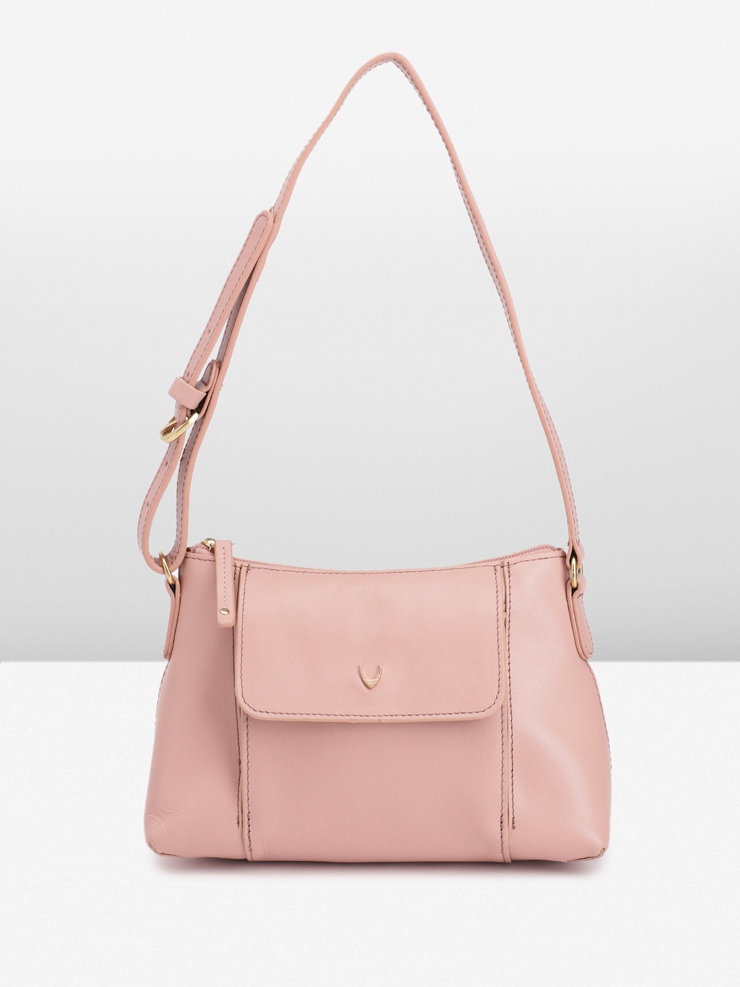 

Hidesign MISCHA 02 Leather Shoulder Bag, Nude