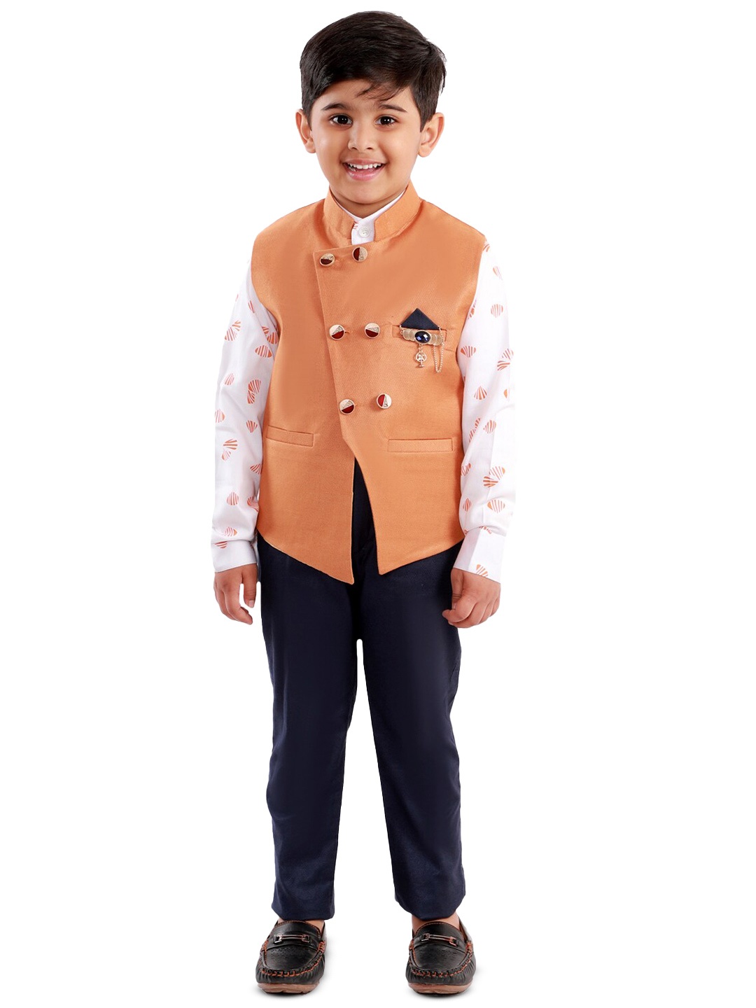 

BAESD Boys 3 Piece Suit, Brown