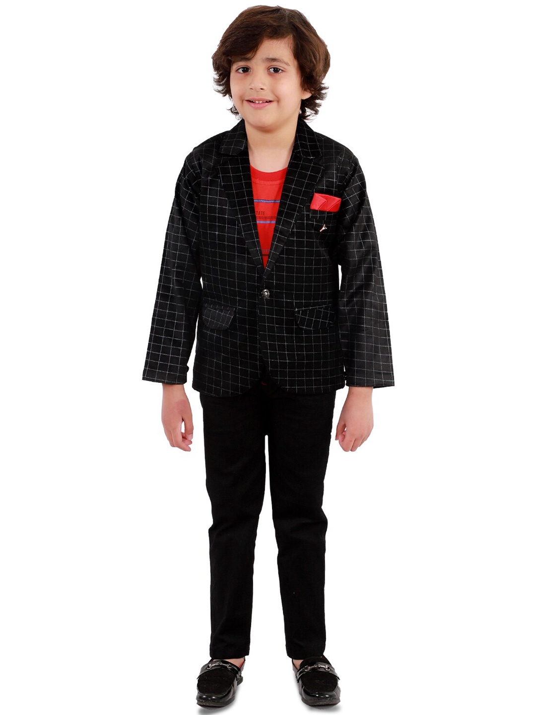 

BAESD Boys Single Breasted 2 Piece Party Suit, Black