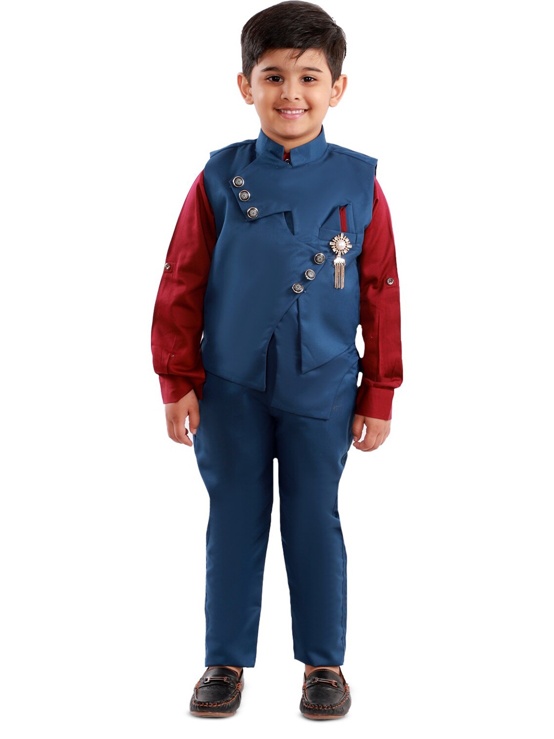 

BAESD Boys 3 Piece Suit, Blue