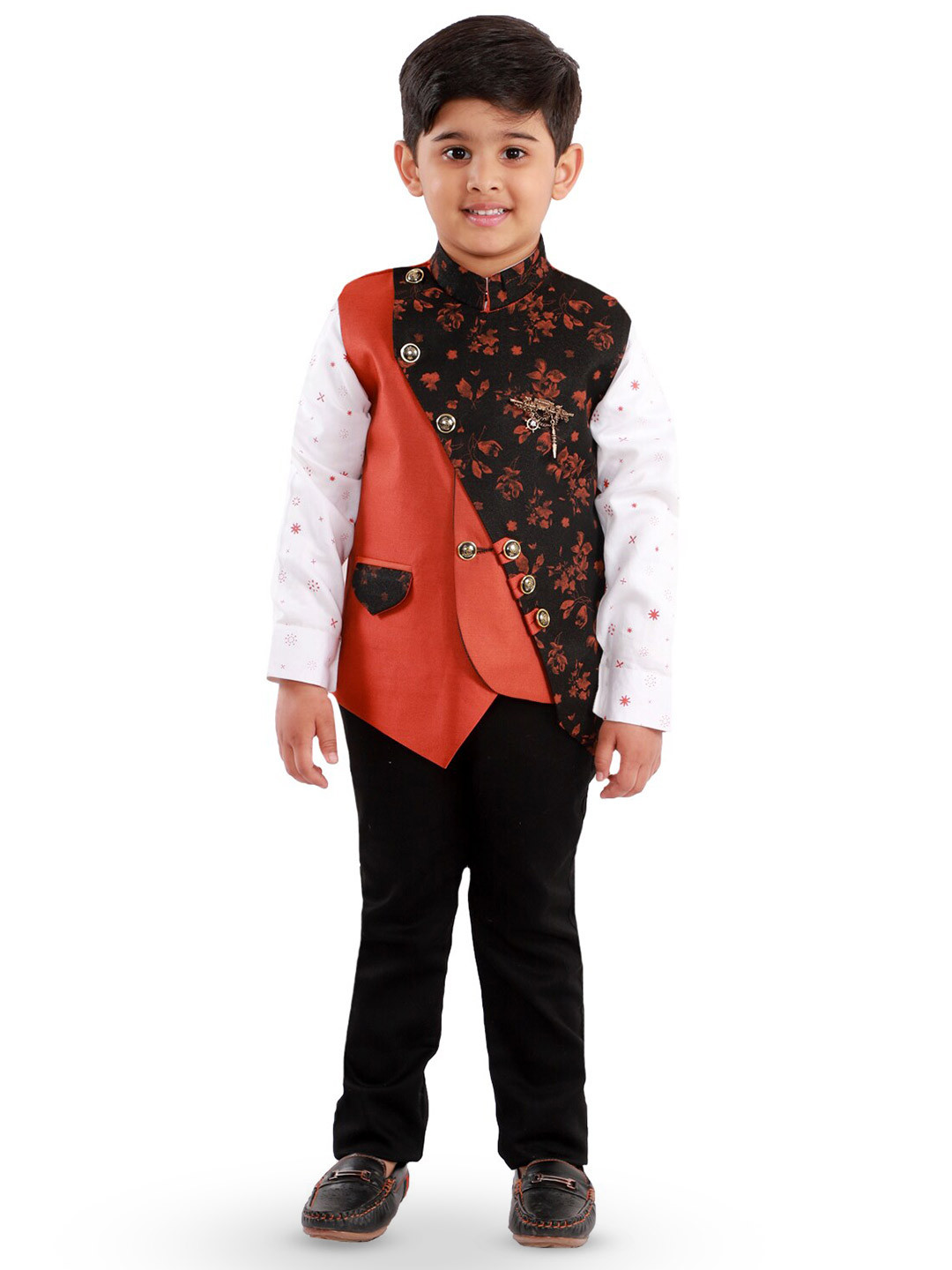 

BAESD Boys Party 3 Piece Suit, Coral