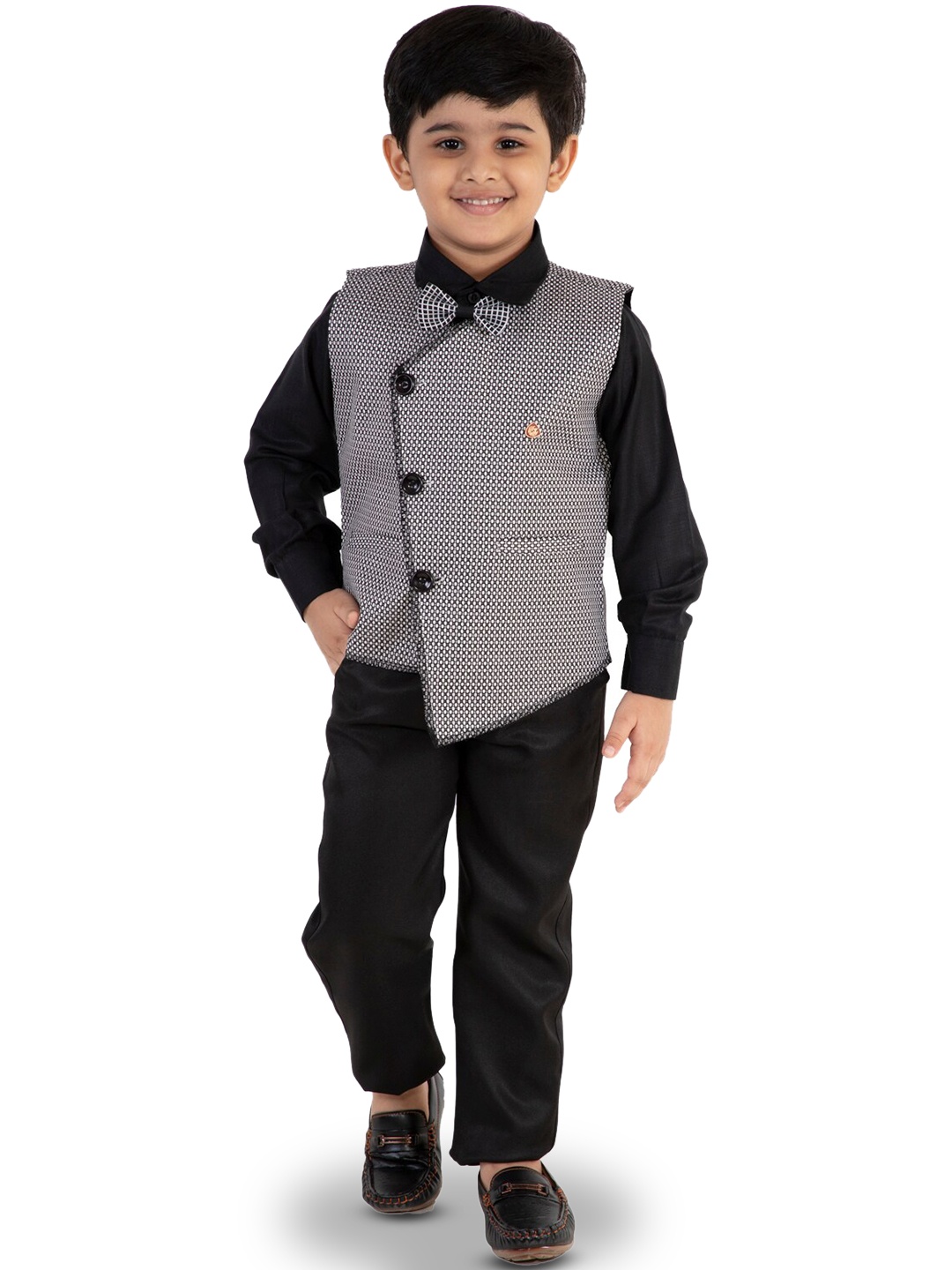 

BAESD Boys 3 Piece Suit, Black