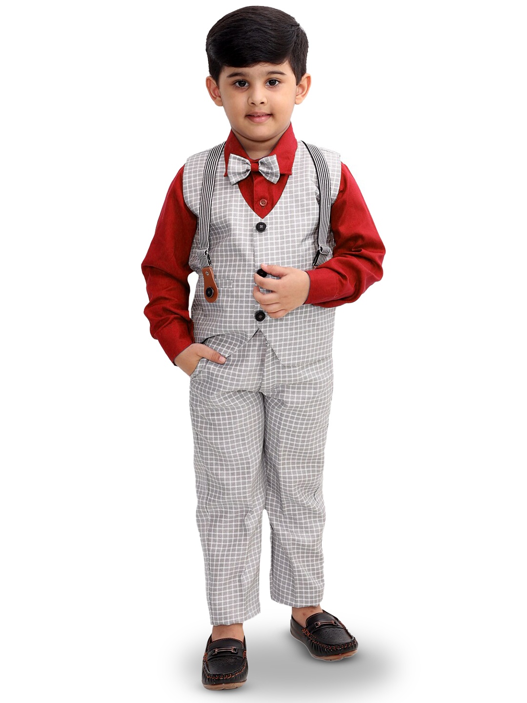 

BAESD Boys 3 Piece Suit, Grey