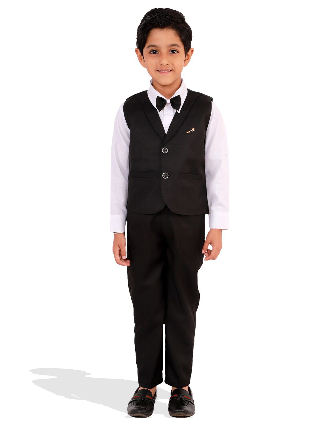 

BAESD Boys Formal 3 Piece Suit, Black