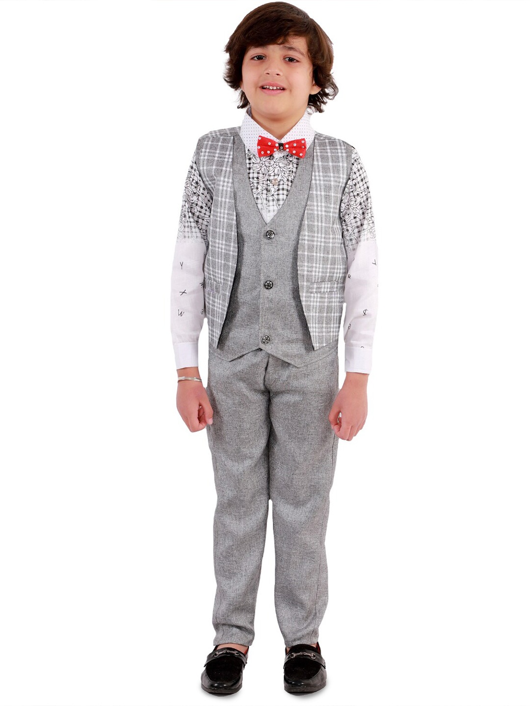 

BAESD Boys 3 Piece Suit, Grey