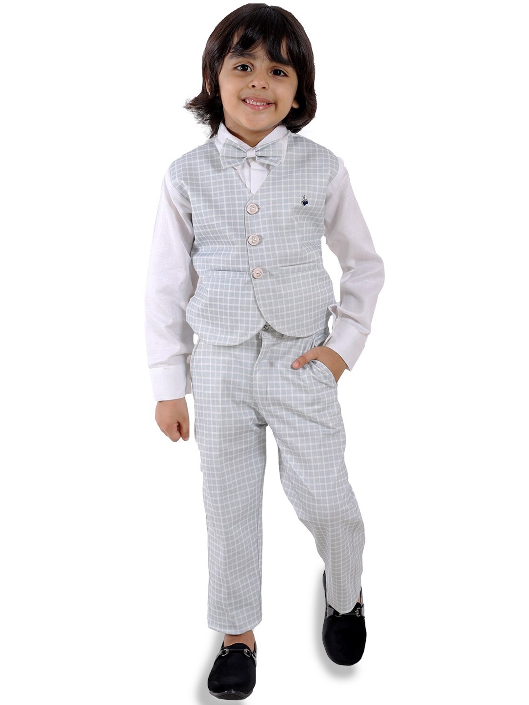 

BAESD Boys 3 Piece Suit, Grey