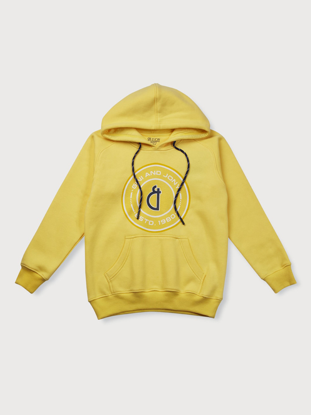 

Gini and Jony Boys Graphic Printed Fleece Sweatshirt, Yellow