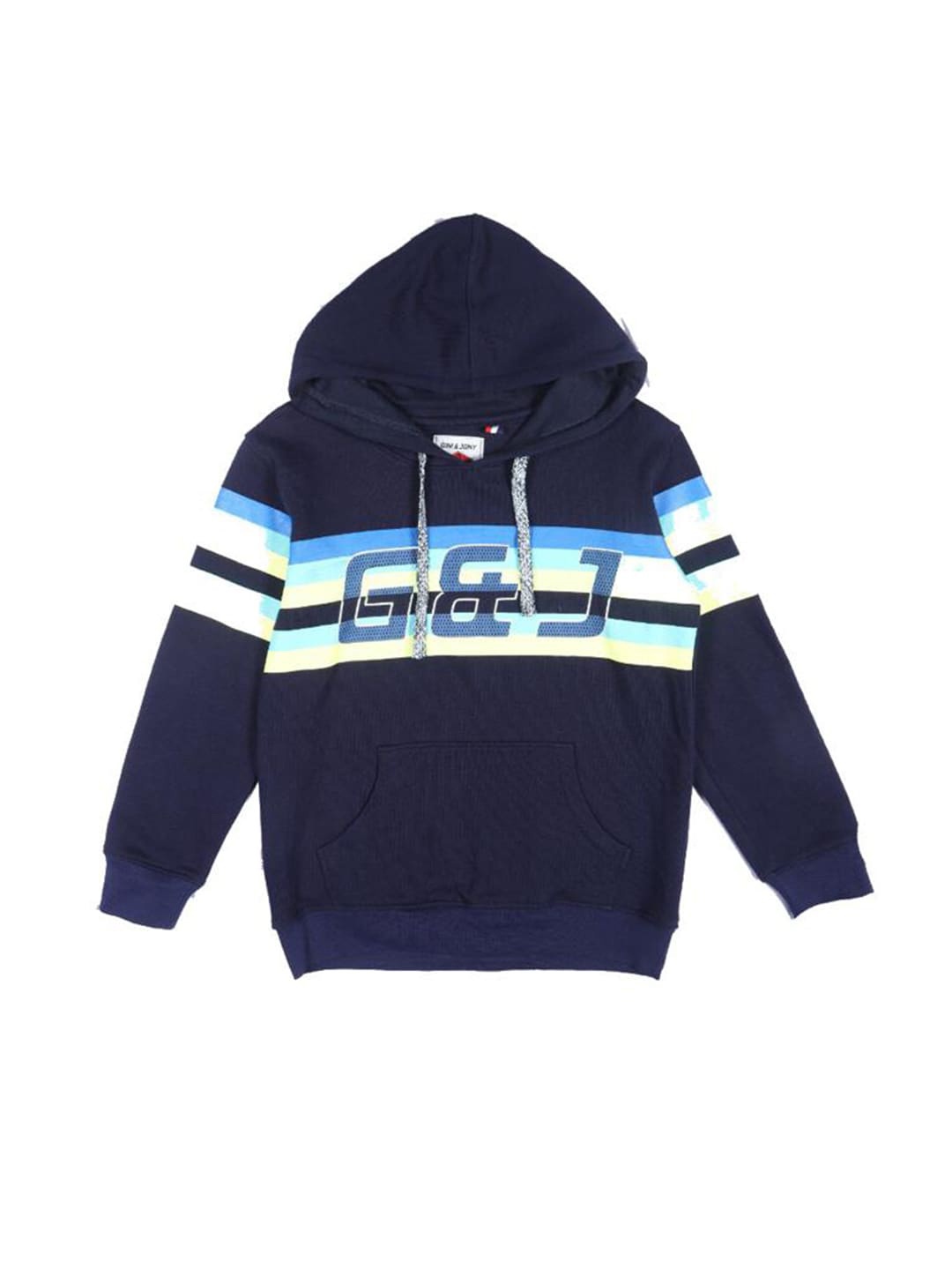 

Gini and Jony Boys Brand Logo Printed Fleece Sweatshirt, Navy blue