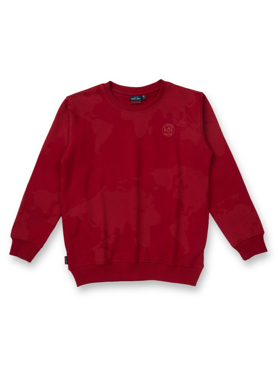 

Gini and Jony Boys Fleece Sweatshirt, Red