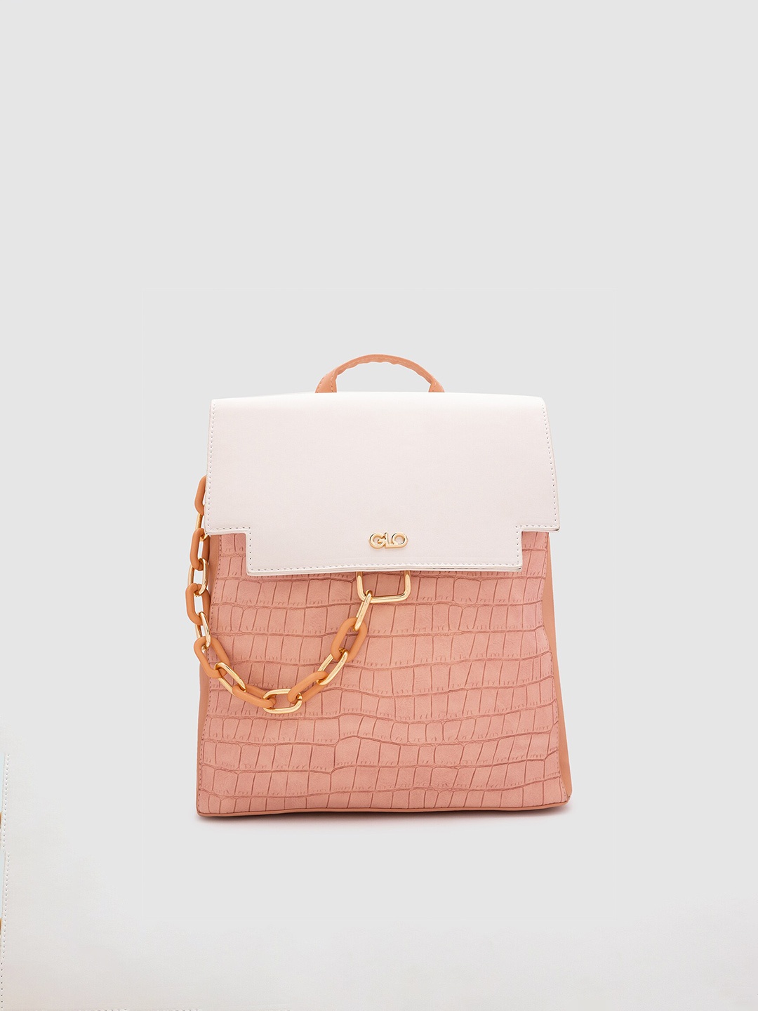 

Globus Women Colourblocked Backpack, White