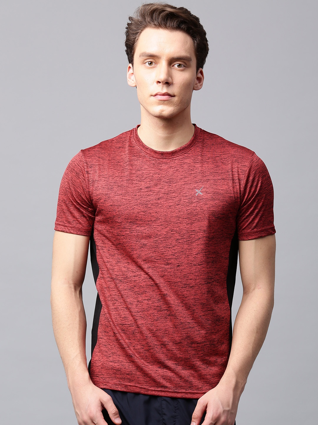 

HRX by Hrithik Roshan Men Red Advanced Rapid Dry Round Neck T-shirt