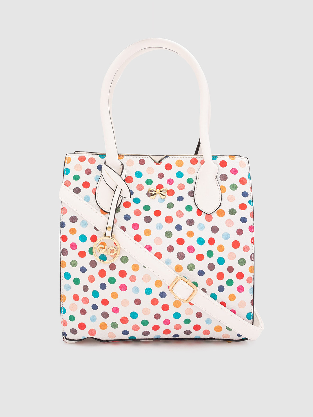 

Globus Beige Printed Shopper Shoulder Bag, White