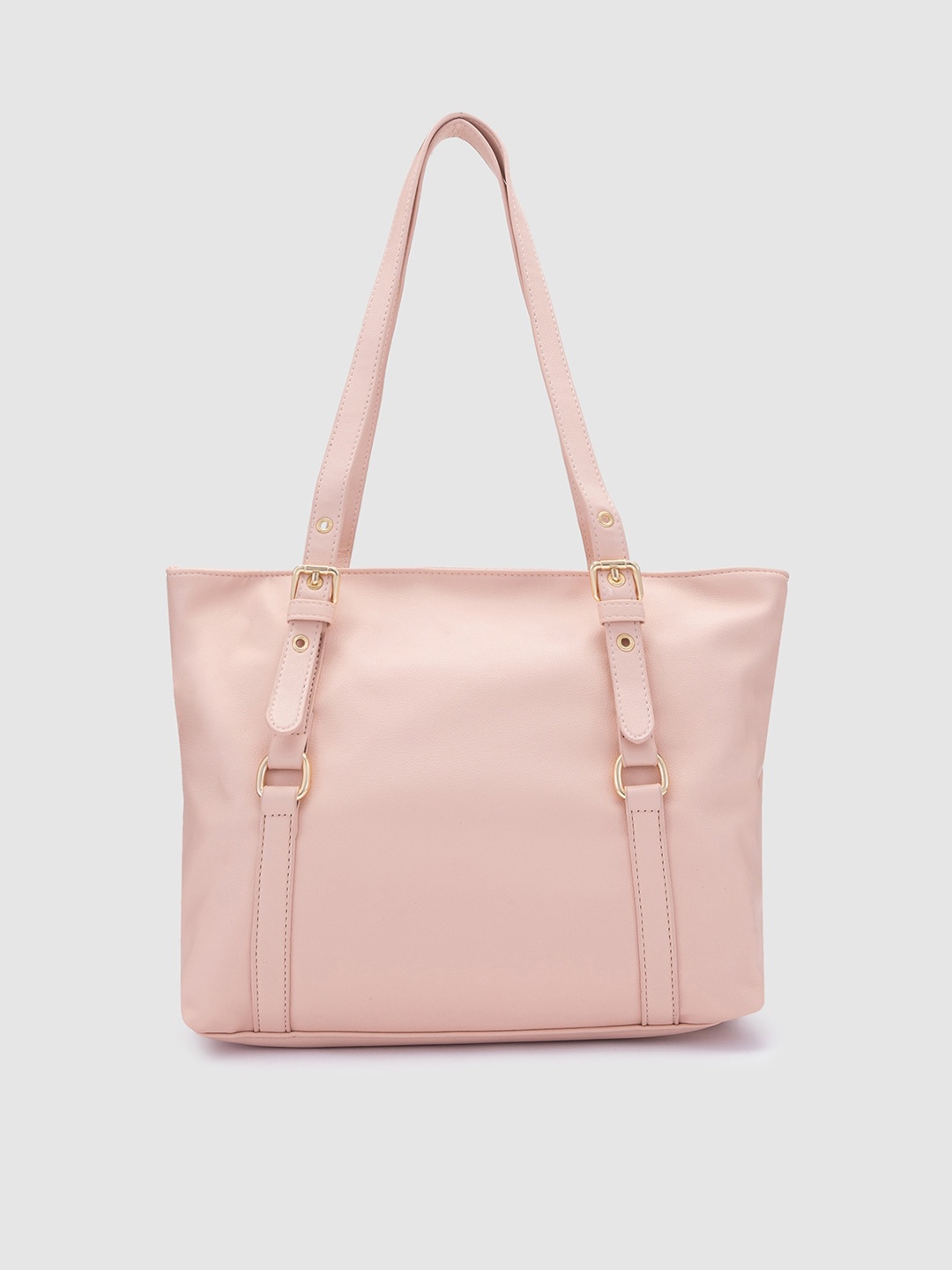 Globus Pink-Coloured PU Structured Shoulder Bag