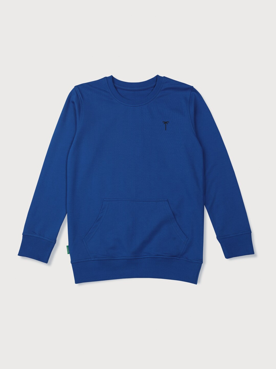 

Palm Tree Boys Graphic Printed Cotton Sweatshirt, Blue