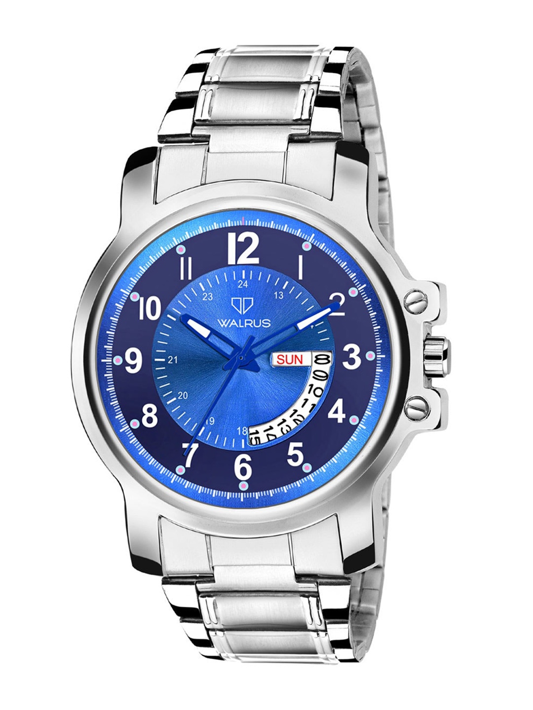 

Walrus Men Invictus Stainless Steel Bracelet Style Straps Analogue Watch WWTM-INVC-030707, Blue