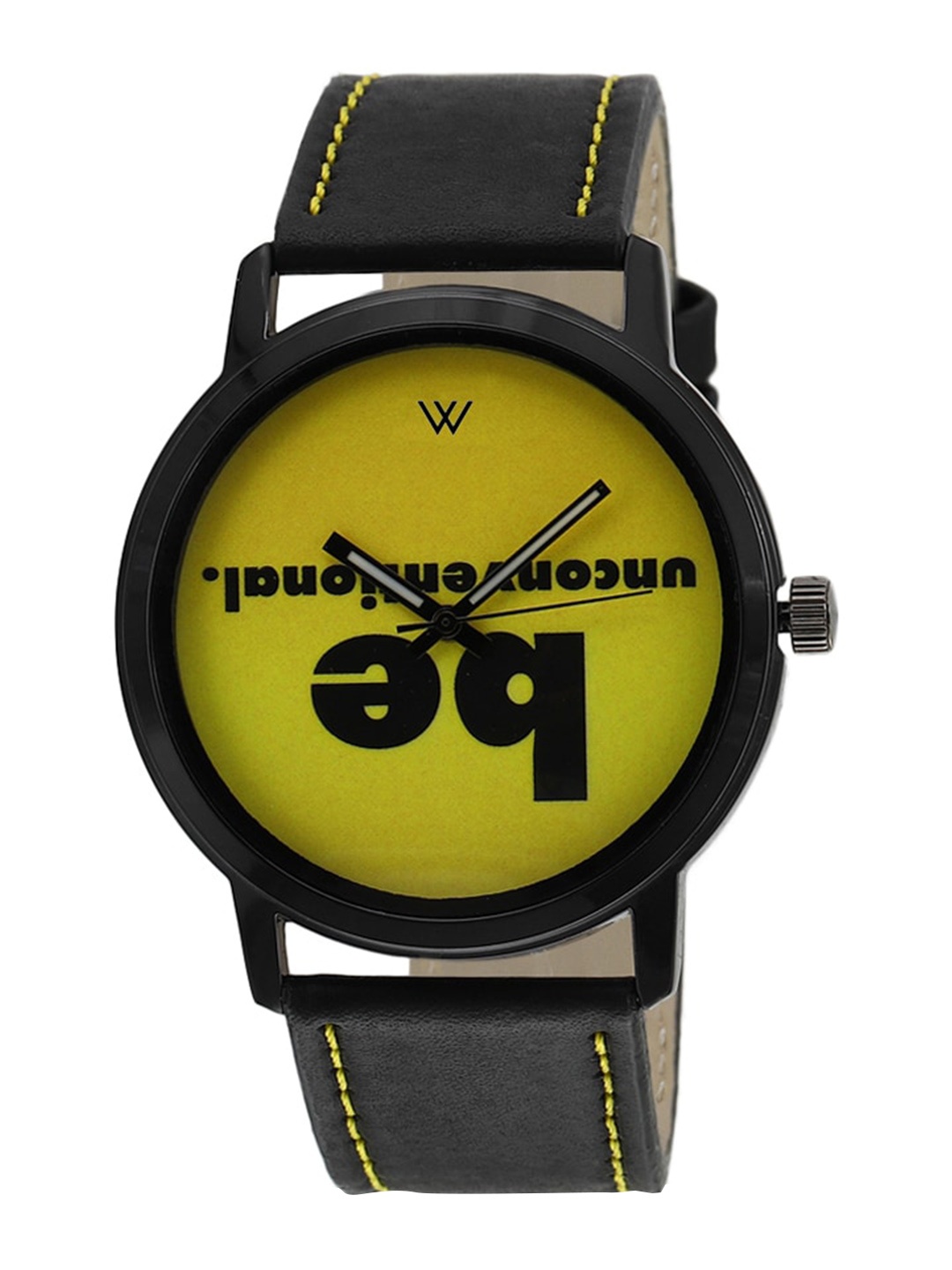 

Walrus Men Brass Printed Dial & Straps Analogue Watch WWTM-GRA-31, Yellow