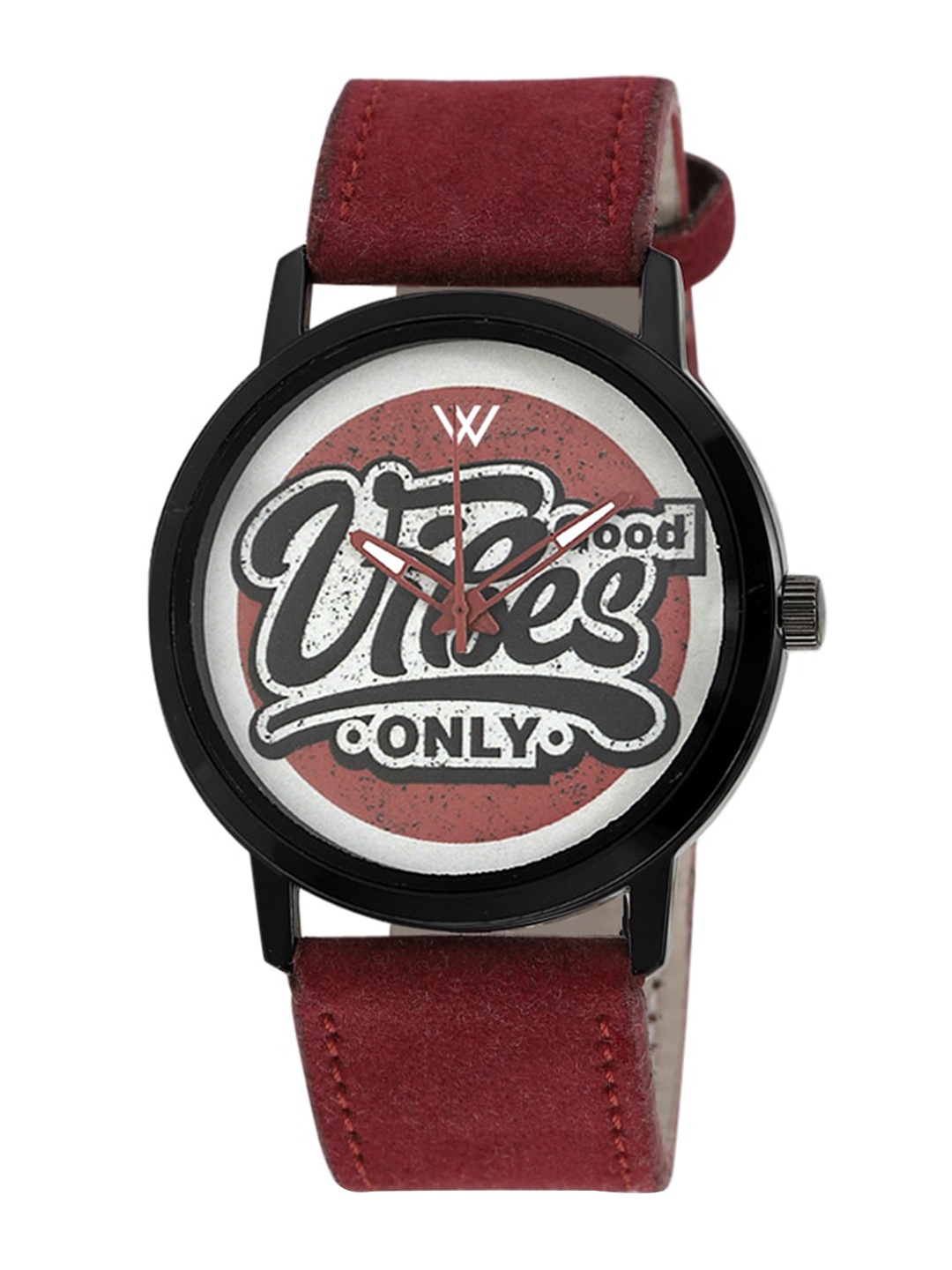 

Walrus Men Brass Printed Dial & Straps Analogue Watch WWTM-GRA-06, Maroon