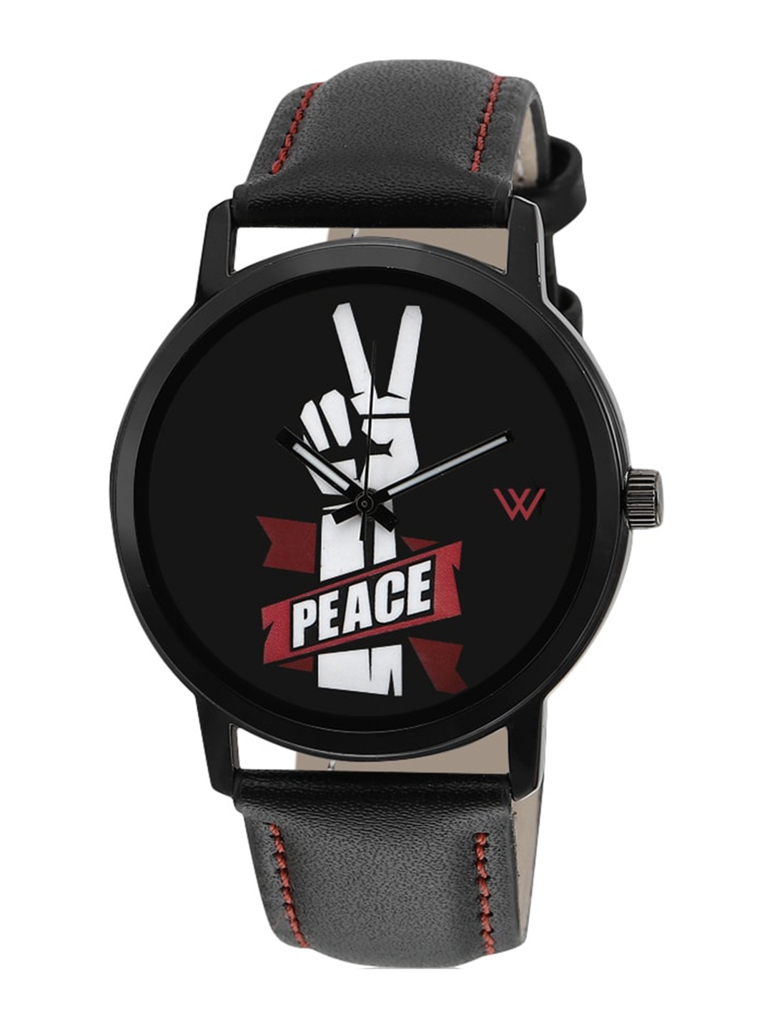 

Walrus Men Brass Printed Dial & Black Straps Analogue Watch WWTM-GRA-17