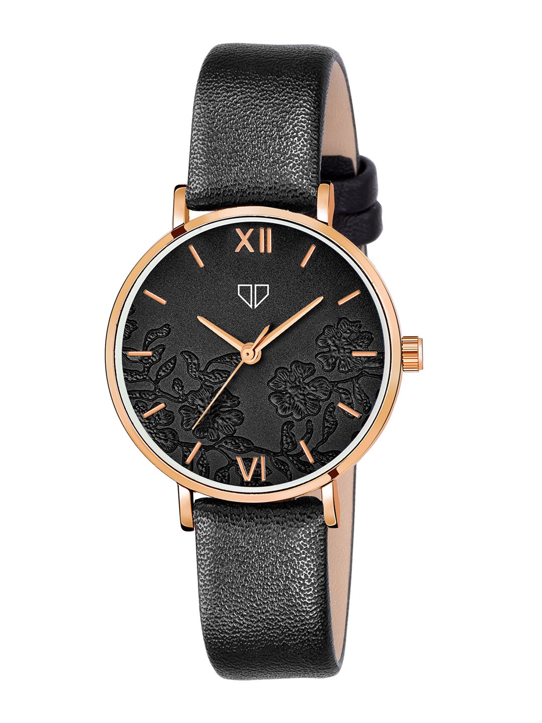 

Walrus Women Brass Dial & Straps Analogue Watch WWTW-VENICE-020217, Black