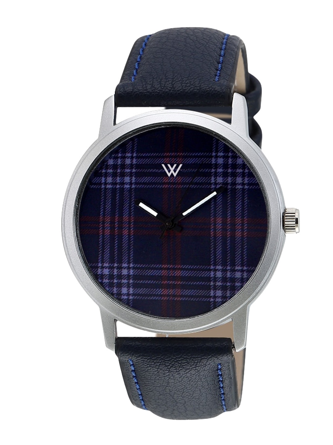 

Walrus Men Brass Printed Dial & Blue Straps Analogue Watch, Navy blue
