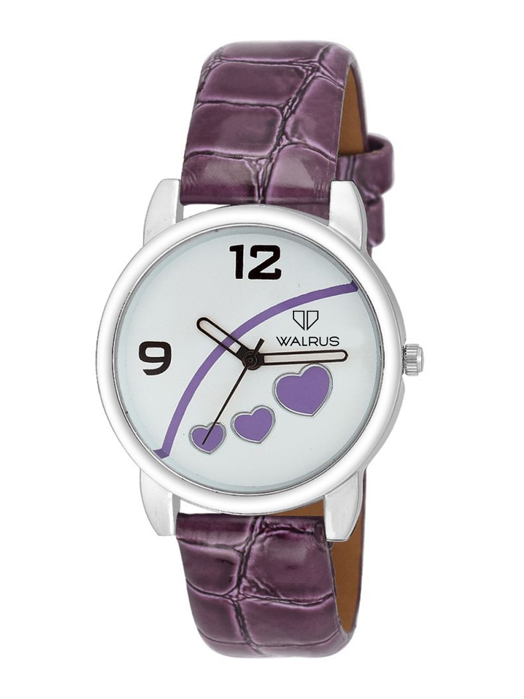 

Walrus Women Brass Printed Dial Straps Analogue Watch WWTW-FEBRUARY-502, White