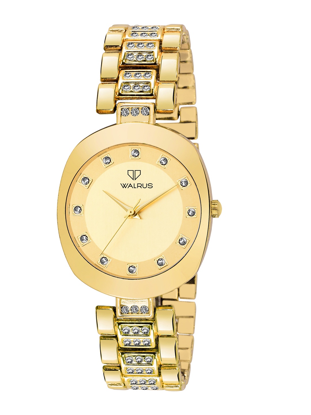 

Walrus Embellished Dial & Gold-Plated Stainless Steel Analogue Watch WWTW-VCT-IV-060606