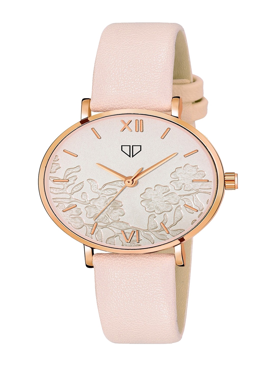 

Walrus Women Brass Textured Dial & Straps Analogue Watch WWTW-VENICE-121217, Pink