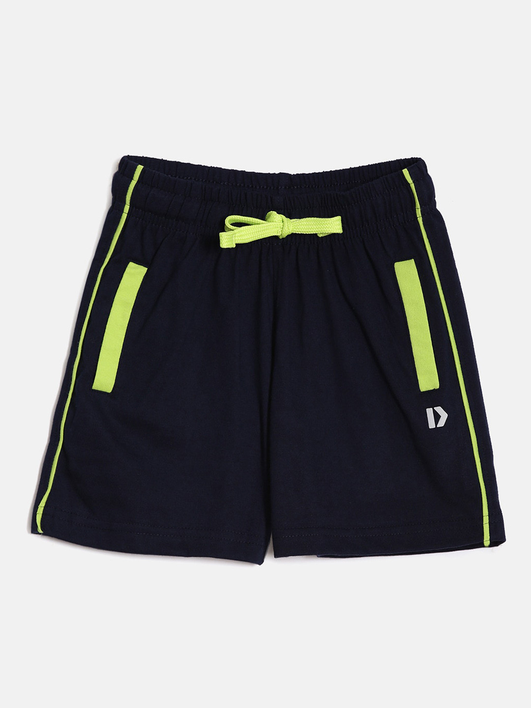 

DIXCY SCOTT Boys Regular Fit Mid-Rise Cotton Shorts, Black