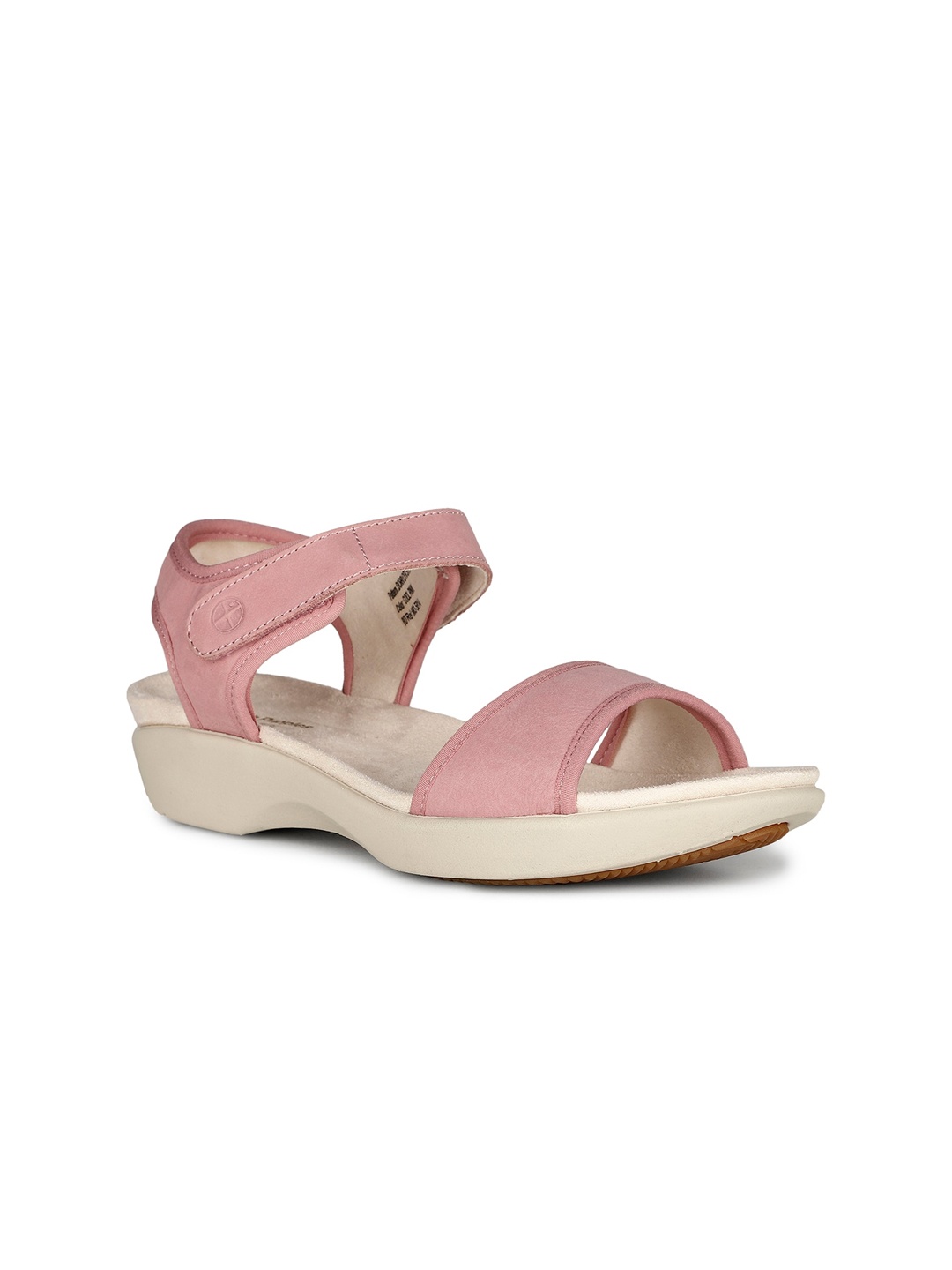 

Hush Puppies Open Toe Leather Comfort Heels, Pink