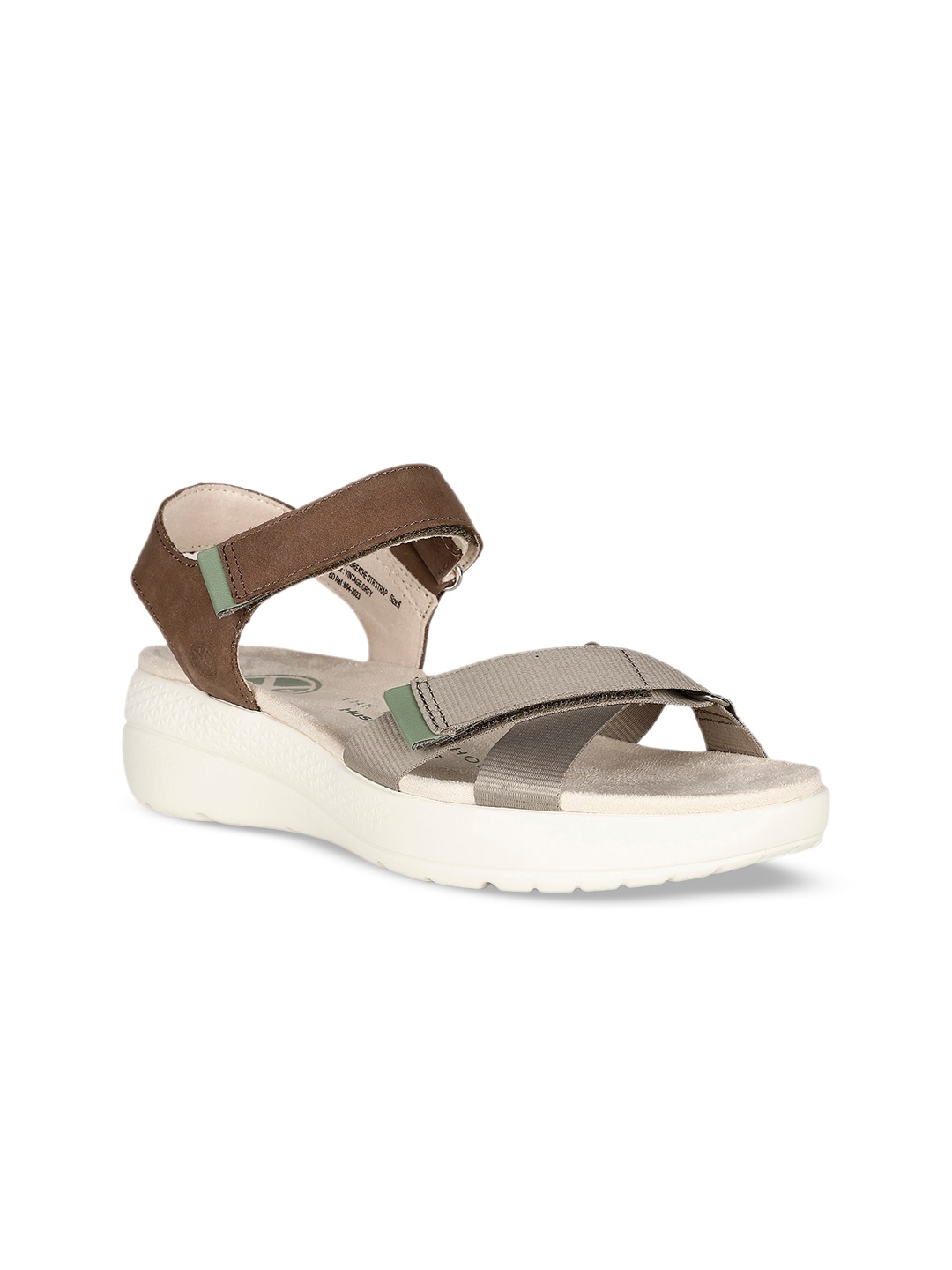 

Hush Puppies Textured Leather Comfort Heels, Grey