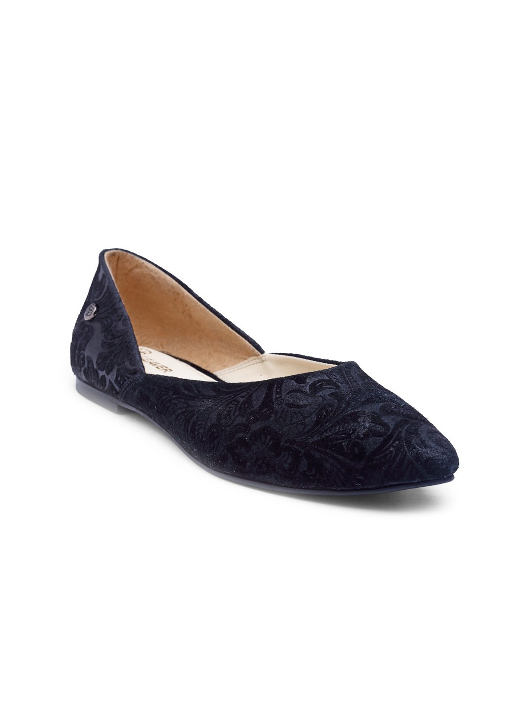 

BEAVER Printed Leather Mojaris, Black