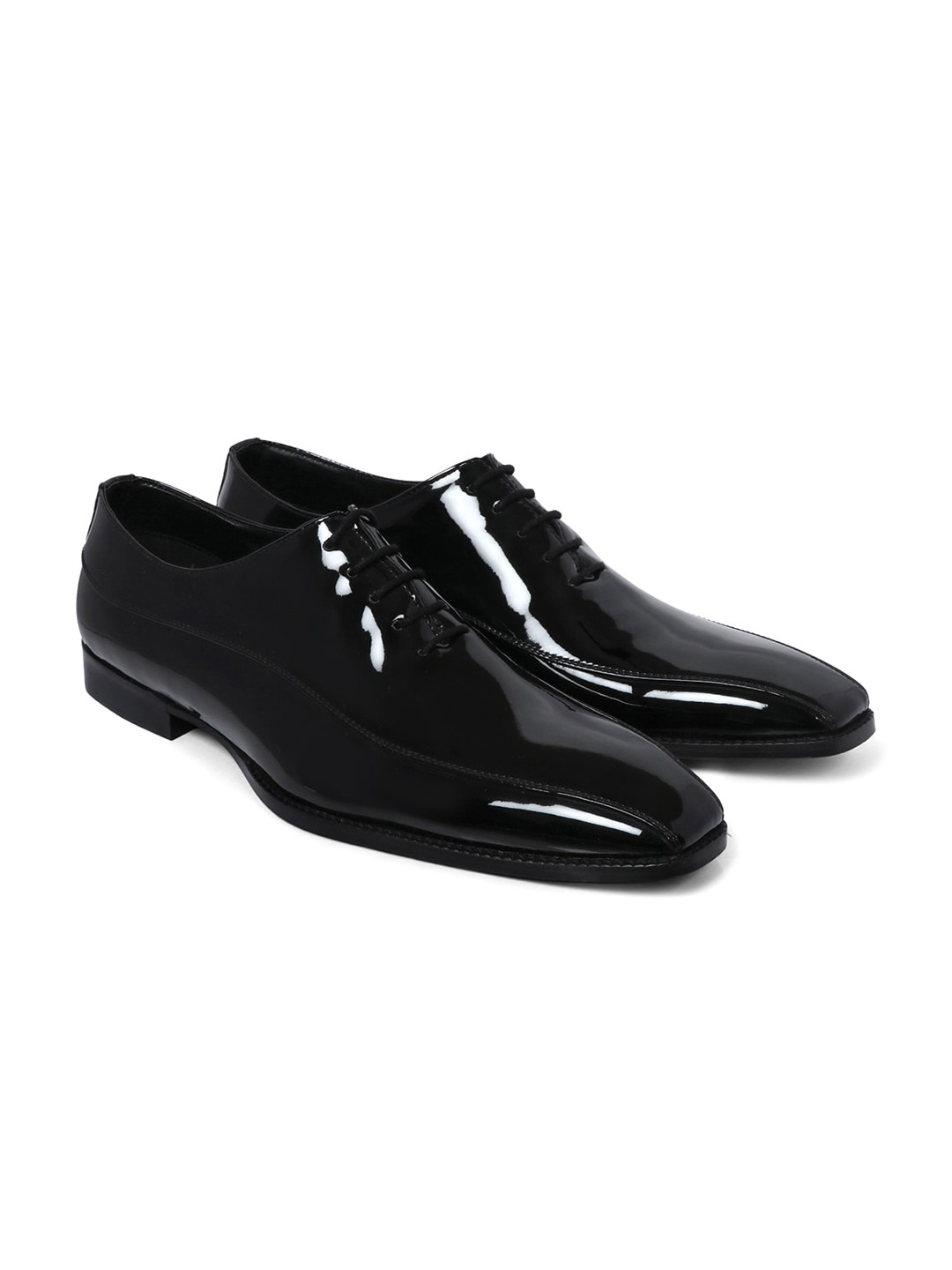 

GRIFFIN Men Square Toe Formal Oxfords, Black