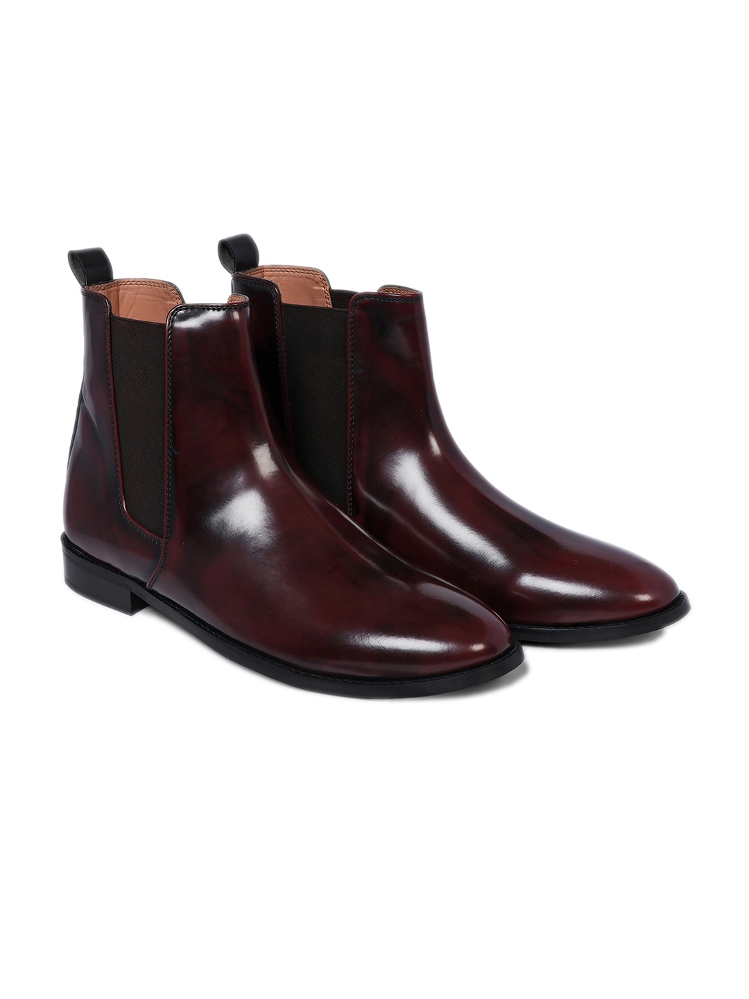 

GRIFFIN Men Mid-Top Chelsea Boots, Brown