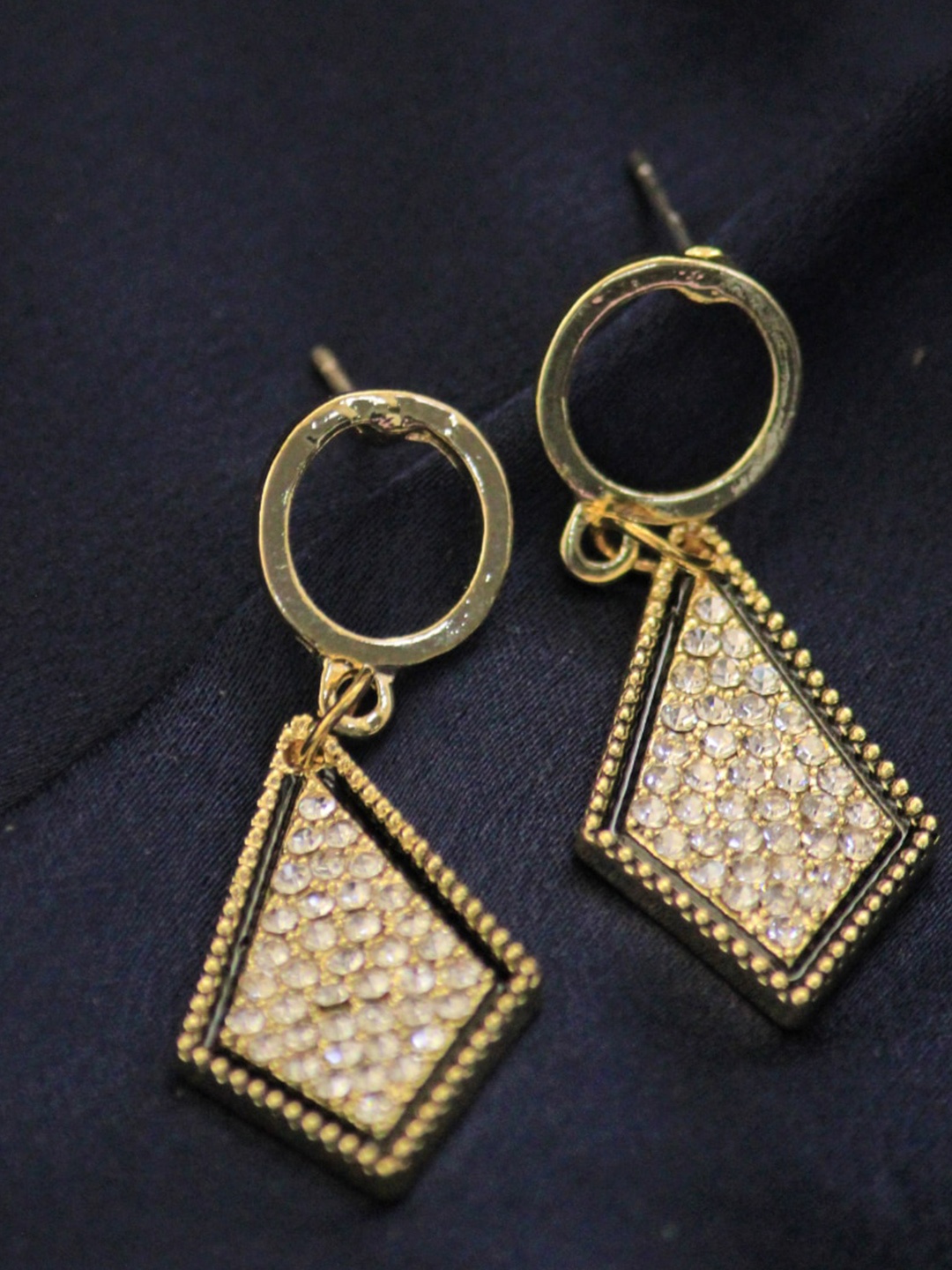 

SALTY Contemporary Drop Earrings, Gold