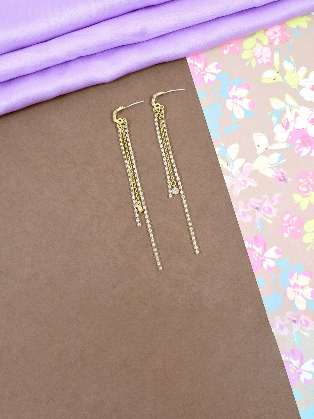 

SALTY Contemporary Drop Earrings, Gold