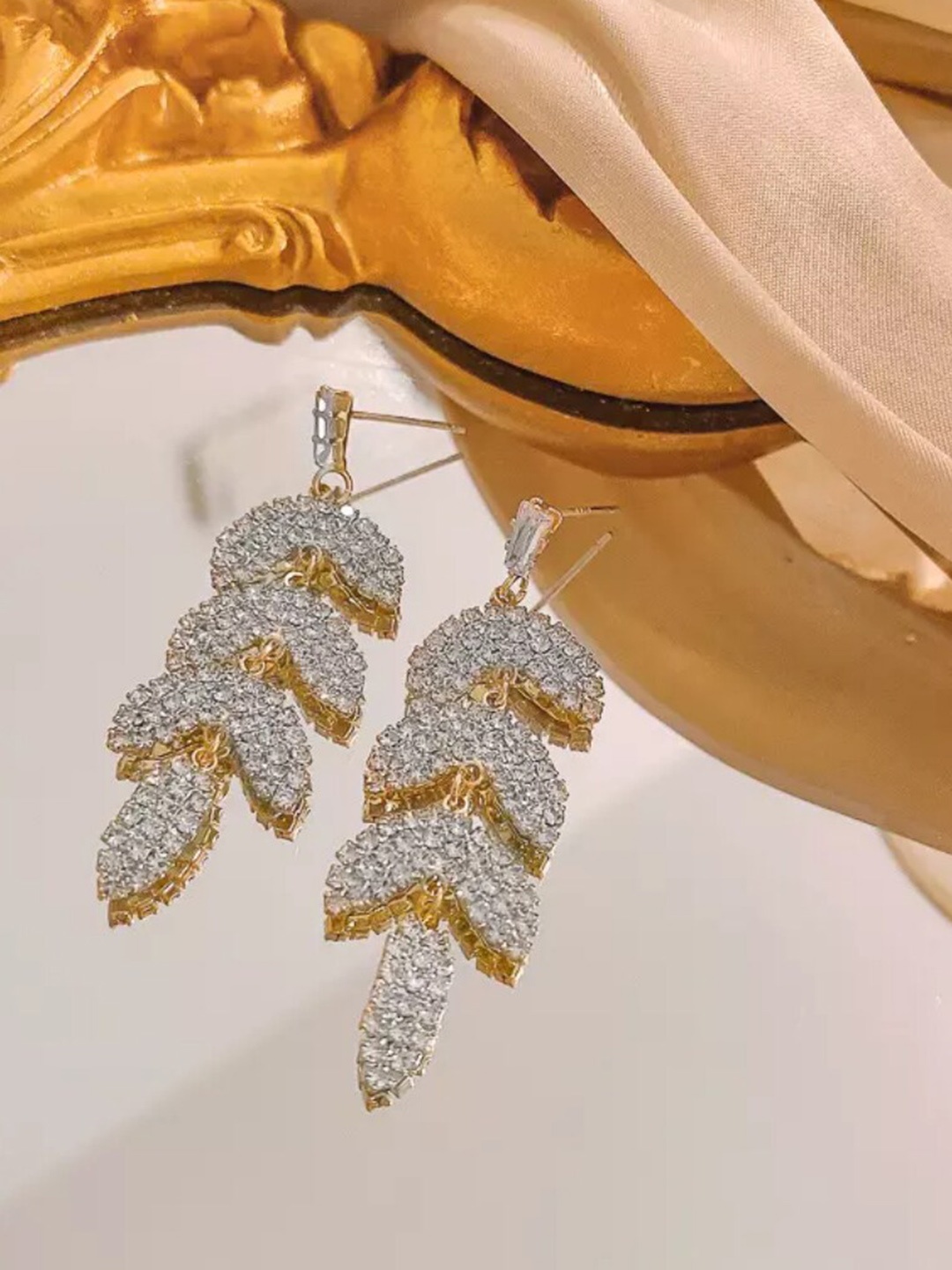 

SALTY Contemporary Drop Earrings, Silver